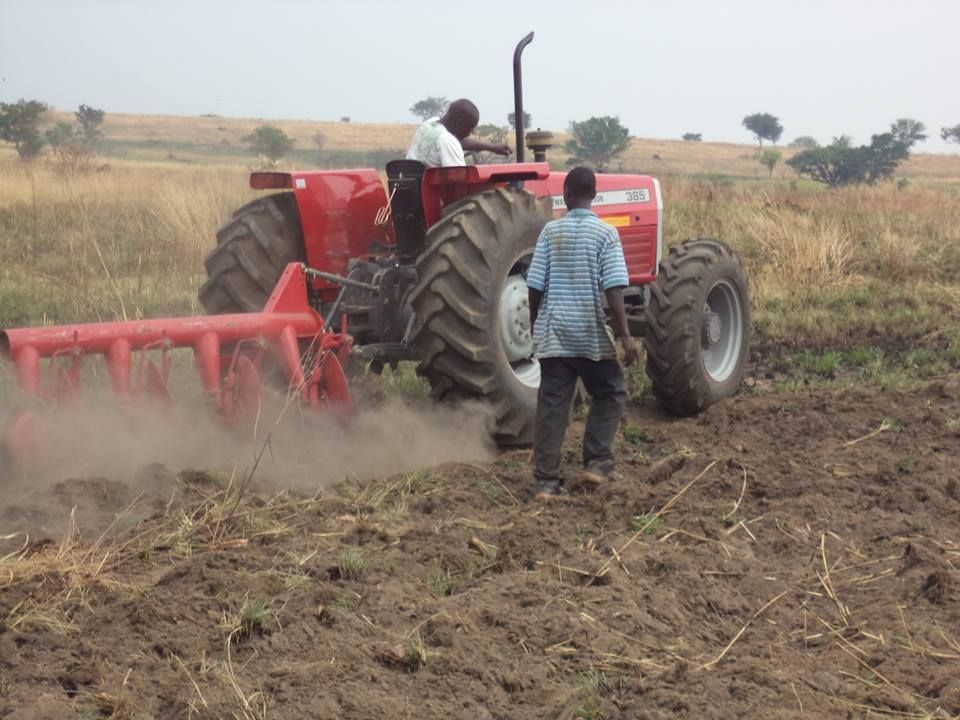 tractor with disc plough farm Implements